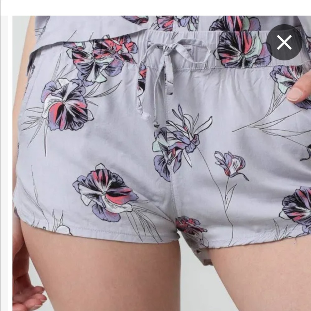 Vans Purple Floral Shorts